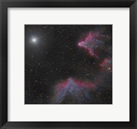 Framed IC 59 and IC 63 in Cassiopeia