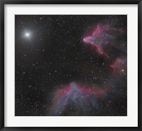 Framed IC 59 and IC 63 in Cassiopeia