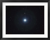 Framed Rigel is the brightest star in the constellation Orion