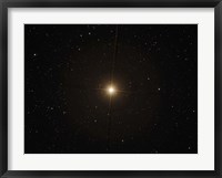 Framed red supergiant Betelgeuse