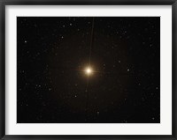 Framed red supergiant Betelgeuse
