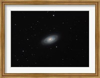 Framed Black Eye galaxy (M64) Coma Berenices