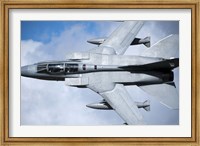 Framed Royal Air Force Tornado GR4 over North Wales