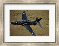 Framed Hawk jet trainer aircraft of the Royal Air Force