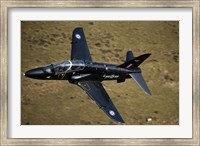 Framed Hawk jet trainer aircraft of the Royal Air Force