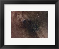 Framed Widefield view of star flux in Cygnus