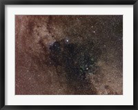 Framed Widefield view of star flux in Cygnus