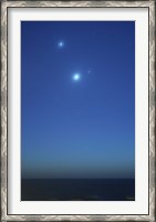 Framed Conjunction of Jupiter, Venus and Mercury