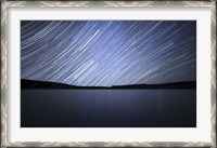 Framed Star trails of the celestial equator in Somuncura, Argentina