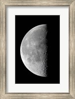 Framed Last quarter waning moon