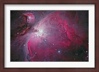 Framed Messier 42, The Orion Nebula