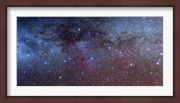 Framed constellations of Puppis and Vela in the southern Milky Way