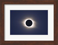 Framed Total eclipse of Sun