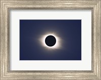 Framed Total eclipse of Sun