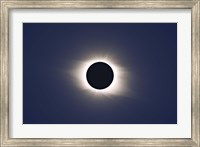 Framed Total eclipse of Sun