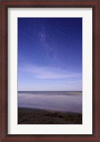 Framed meteor crossing the Milky Way, Miramar, Argentina
