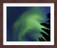 Framed Aurora Borealis in Troms County, Norway