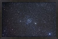 Framed Open clusters Messier 35 and NGC 2158 in the constellation Gemini