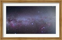 Framed Mosaic of the southern Milky Way from Orion to Vela