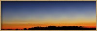 Framed Wide panorama of Comet Panstarrs, Buenos Aires, Argentina