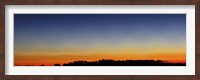 Framed Wide panorama of Comet Panstarrs, Buenos Aires, Argentina