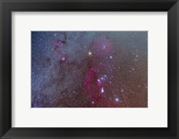 Framed Orion and Monoceros region