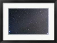 Framed constellation of Cancer with nearby deep sky objects