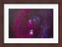 Framed Orion Nebula, Belt of Orion, Sword of Orion and nebulosity