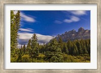 Framed he Big Dipper over Castle Mountain, Banff National Park, Canada