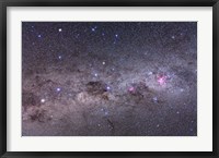 Framed Southern Milky Way with Eta Carinae, Crux and Alpha & Beta Centauri