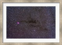 Framed Cocoon Nebula in the constellation Cygnus