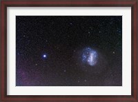 Framed Large Magellanic Cloud and bright star Canopus
