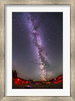 Framed northern summer Milky Way over the Saskatchewan Summer Star Party