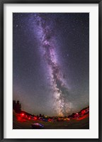 Framed northern summer Milky Way over the Saskatchewan Summer Star Party