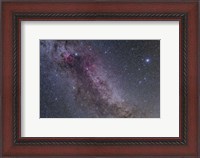 Framed Constellations Cygnus and Lyra with nearby deep sky objects
