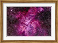 Framed Carina Nebula in the southern sky
