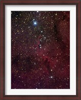 Framed Elephant's trunk nebula inside IC 1396