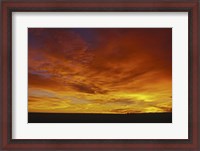 Framed Colorful clouds at sunset in Alberta, Canada