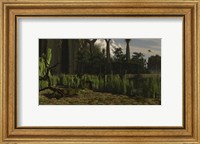 Framed Carboniferous forest of the Eastern United States 300 million years ago
