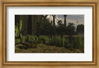 Framed Carboniferous forest of the Eastern United States 300 million years ago