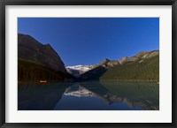 Framed Lake Louise, Banff National Park, Alberta, Canada