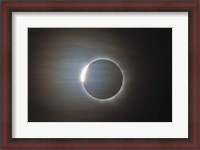 Framed second diamond ring during the total eclipse of the Sun