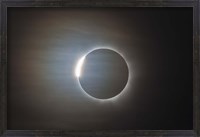 Framed second diamond ring during the total eclipse of the Sun