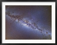 Framed Full frame view of the Milky Way from horizon to horizon