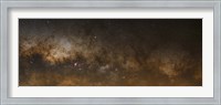 Framed panorama of the Milky Way