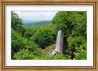 Framed Waterfall and Allegheny Mountains