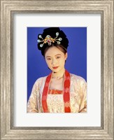Framed Chinese Woman in Tang Dynasty Dress, China