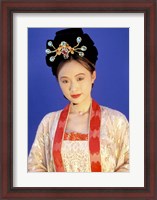 Framed Chinese Woman in Tang Dynasty Dress, China