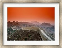 Framed Great Wall of China, Jinshanling, China