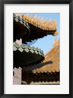 Framed China, Beijing, Forbidden City. Emperors palace, Hall of Consolation.